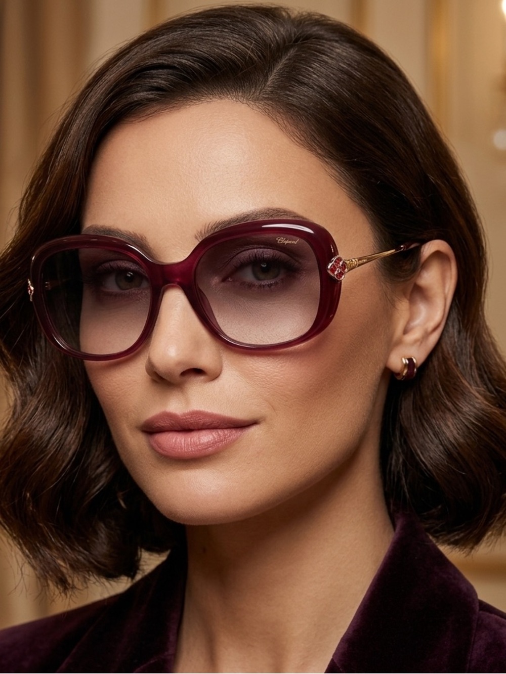 New! CHOPARD Sunglasses SCH314S 06F6, Authentic